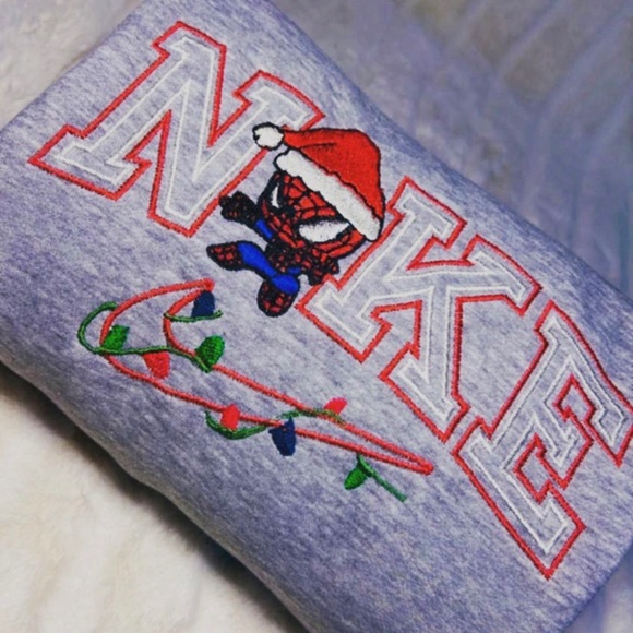 Other - Spiderman Nike Embroidered Crewneck Sweatshirt